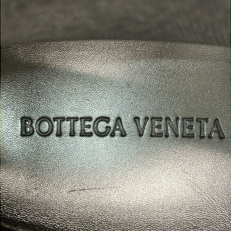 Bottega Veneta Rain Boots 39 Gray Short Length Paddle Ankle