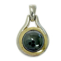 Tiffany & Co Silver Gold Hematite Necklace Top