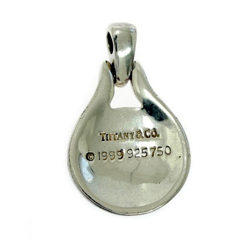 Tiffany & Co Silver Gold Hematite Necklace Top