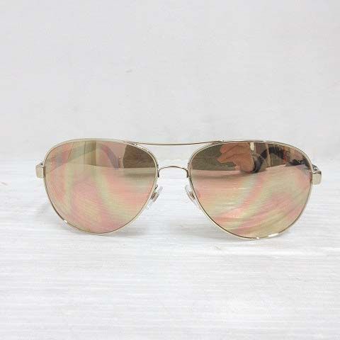 Chanel Sunglasses T6 Side CC Logo Quilted Metal Frame Gold