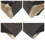 Prada Sports Tessuto Black Nylon Fur LN Belt Bag Waist Pouch