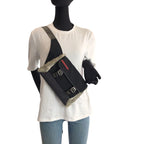 Prada Sports Tessuto Black Nylon Fur LN Belt Bag Waist Pouch