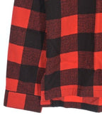 Balenciaga Casual Shirt Wool Red Black