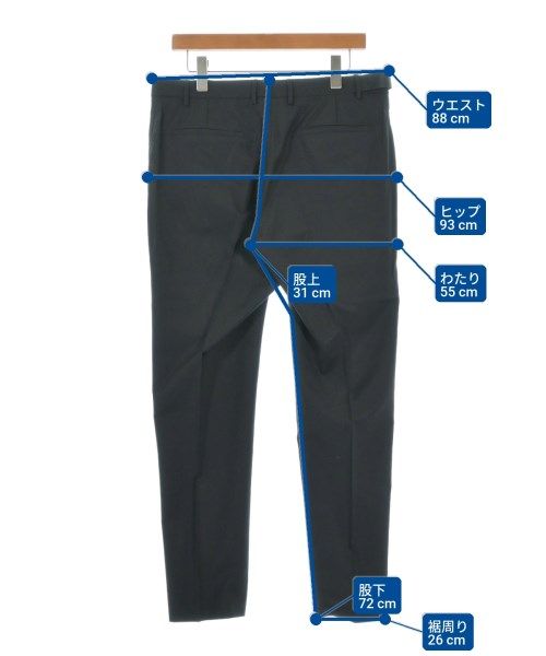 Prada Trousers Pants Wool Black