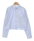 Celine Casual Shirt Cotton Silk Navy White