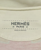 Hermes T-Shirt Cotton White Red Beige