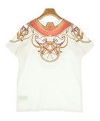 Hermes T-Shirt Cotton White Red Beige