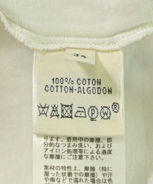 Hermes T-Shirt Cotton White Red Beige