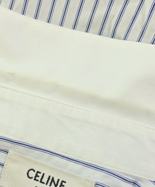 Celine Casual Shirt Cotton White Blue