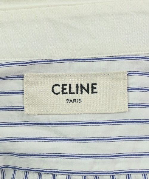 Celine Casual Shirt Cotton White Blue