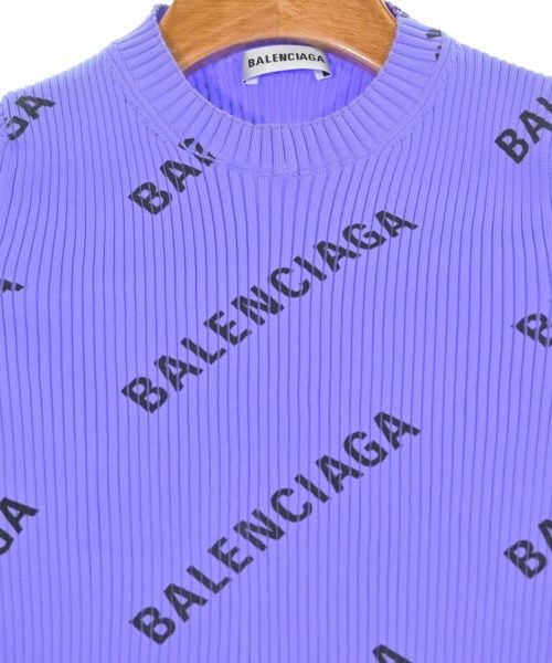 Balenciaga Knit Sweater Nylon Purple
