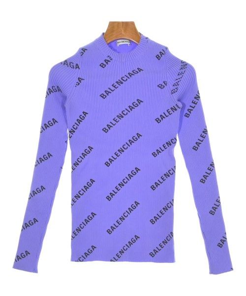 Balenciaga Knit Sweater Nylon Purple