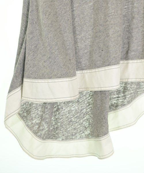 Loewe Knee Length Skirt Grayx White