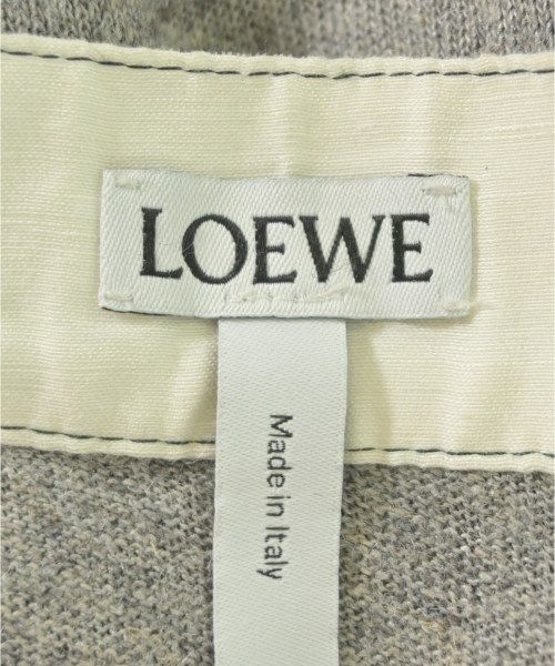 Loewe Knee Length Skirt Grayx White