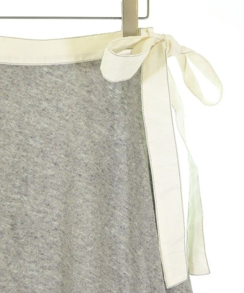 Loewe Knee Length Skirt Grayx White