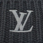 Louis Vuitton Beanie Only LV Knit Cap Black