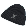Louis Vuitton Beanie Only LV Knit Cap Black