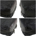 Prada Triangle Logo Clutch Multi Pouch Saffiano Leather Tessuto