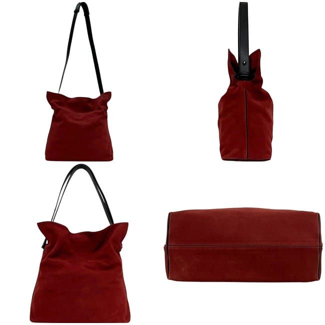 Loewe Tote Flamenco Knot Red Anagram