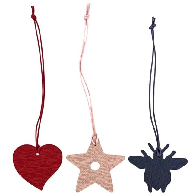 Dior Charm Set Pink Red Navy Pin Cles