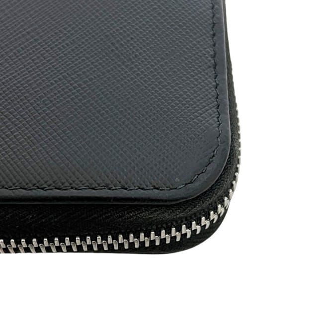 Prada Zip Around Wallet Black Nero