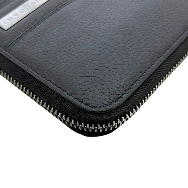 Bvlgari Zip Around Wallet Black MD