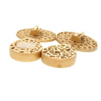 Dolce & Gabbana Logo Brass Crystal Gold Earrings