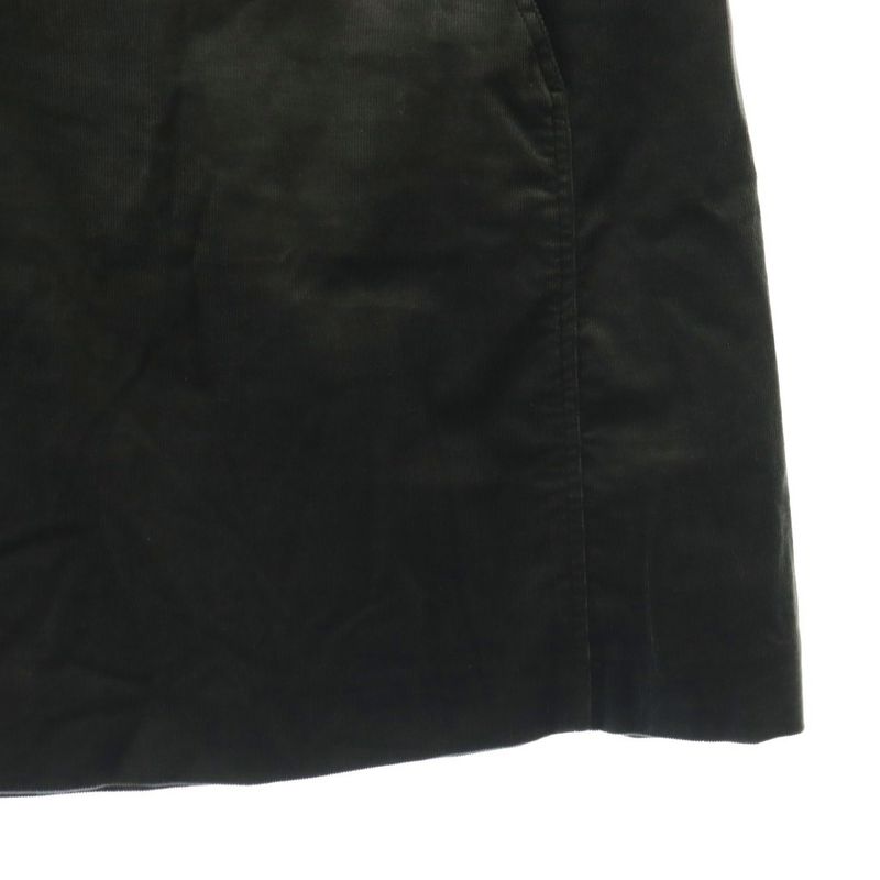 Celine Vintage Mini Skirt Trapezoid Corduroy 44 Chaco le Grey Hk