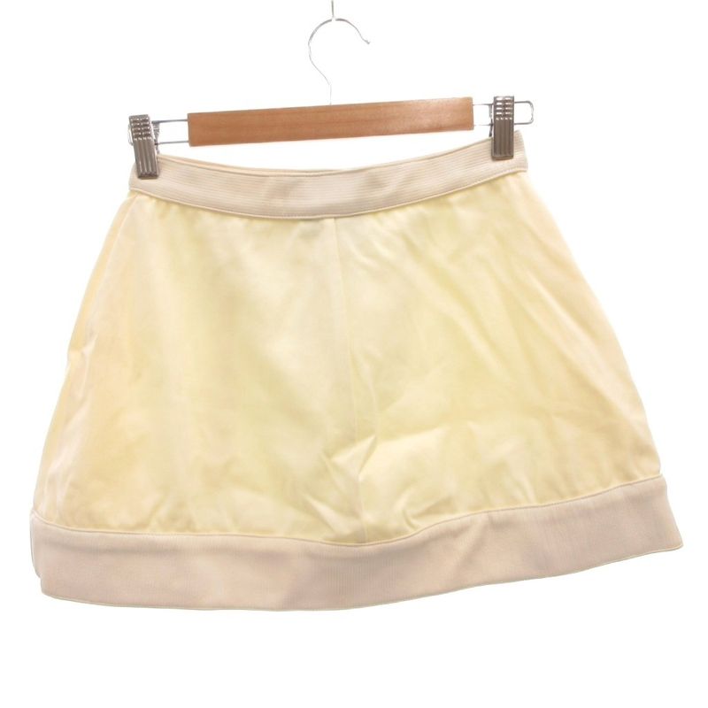 Versace Jeans Couture Miniskirt Logo 40 Ivory