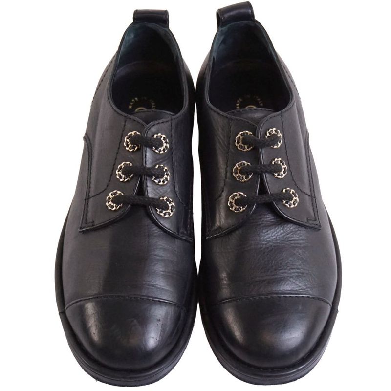 Chanel Sneakers Leather Shoes Davis Coco