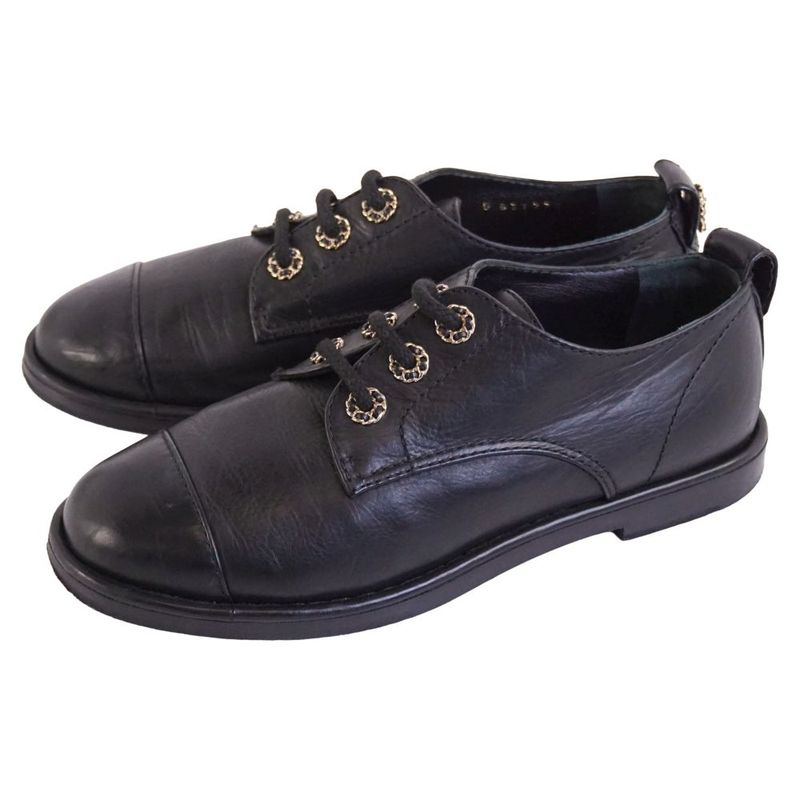 Chanel Sneakers Leather Shoes Davis Coco
