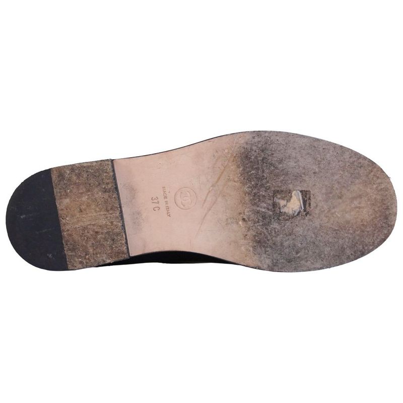 Chanel Sneakers Leather Shoes Davis Coco