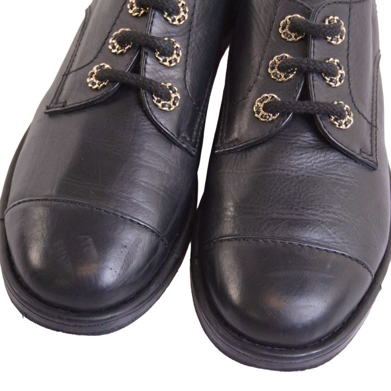 Chanel Sneakers Leather Shoes Davis Coco
