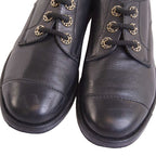 Chanel Sneakers Leather Shoes Davis Coco