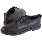 Chanel Sneakers Leather Shoes Davis Coco