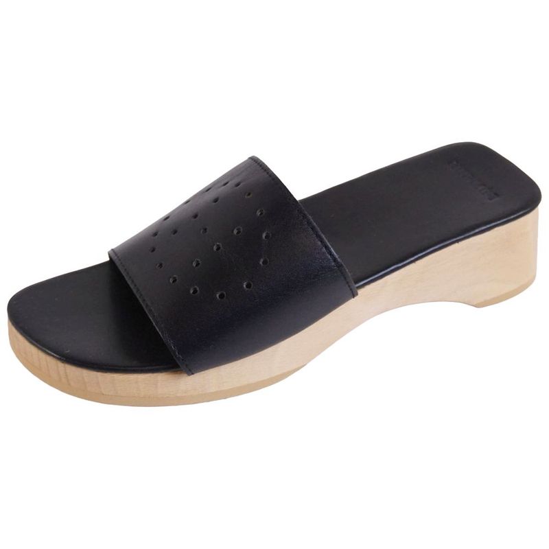 Hermes Sandals Evelyne Wood Leather Shoes