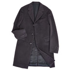 Prada Coat Chester Long Wool Cashmi Dark Gray