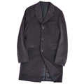 Prada Coat Chester Long Wool Cashmi Dark Gray
