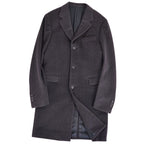 Prada Coat Chester Long Wool Cashmi Dark Gray