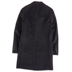 Prada Coat Chester Long Wool Cashmi Dark Gray