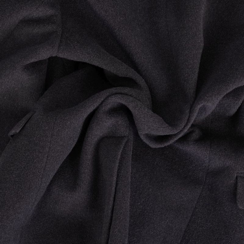 Prada Coat Chester Long Wool Cashmi Dark Gray