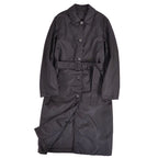 Prada Coat Belted Long Nylon Padded