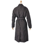 Prada Coat Belted Long Nylon Padded