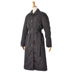 Prada Coat Belted Long Nylon Padded