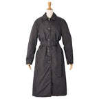 Prada Coat Belted Long Nylon Padded