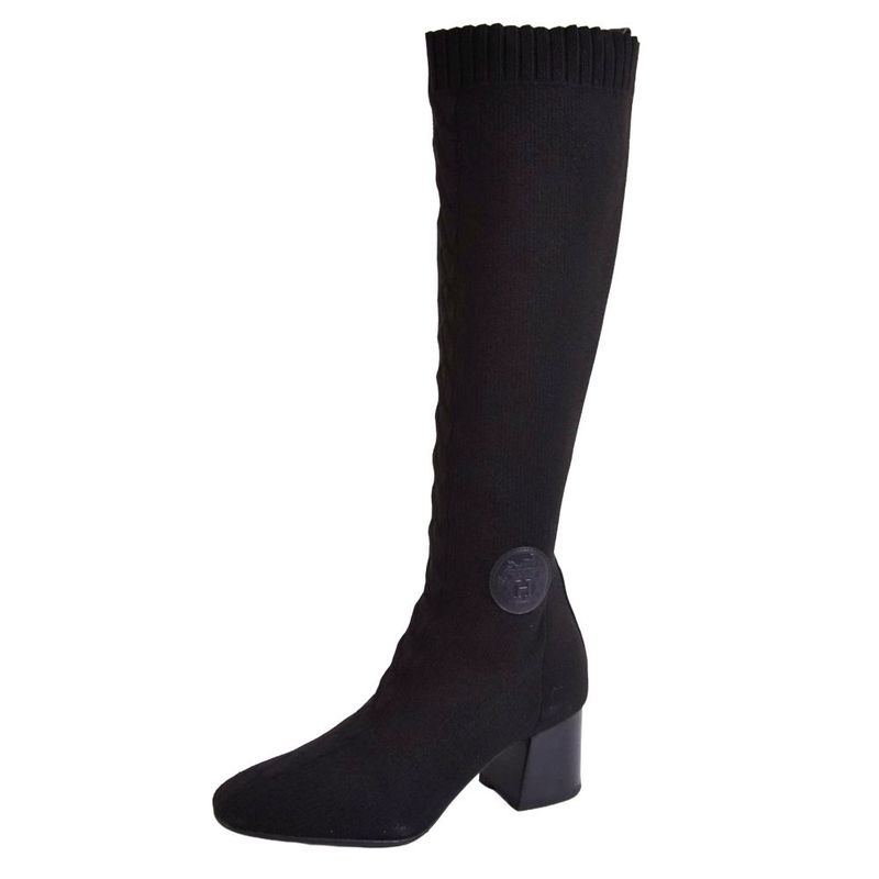 Hermes Boots Fontaine Long Knit Shoes