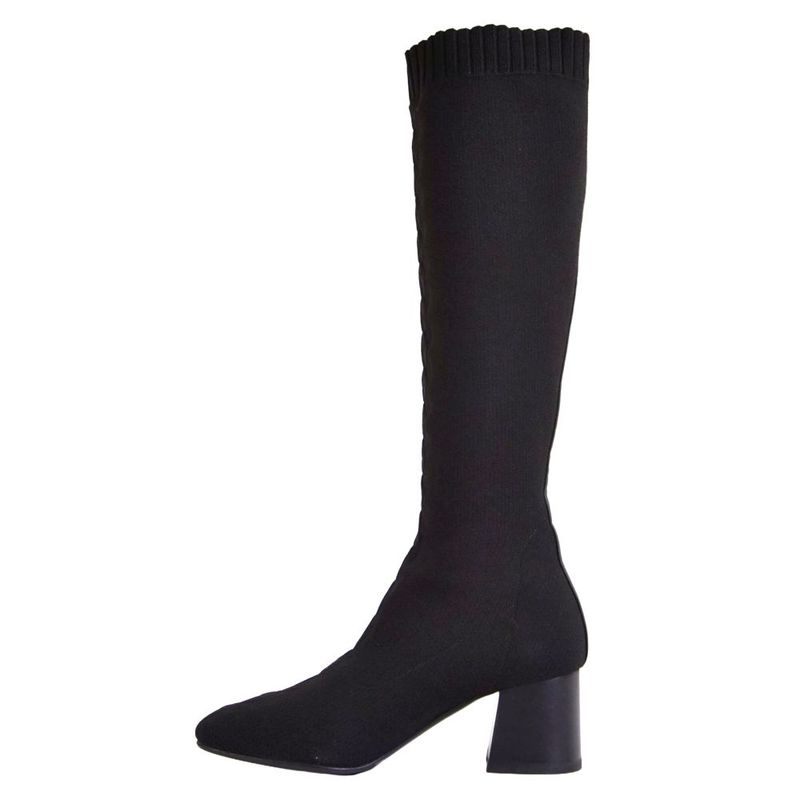 Hermes Boots Fontaine Long Knit Shoes
