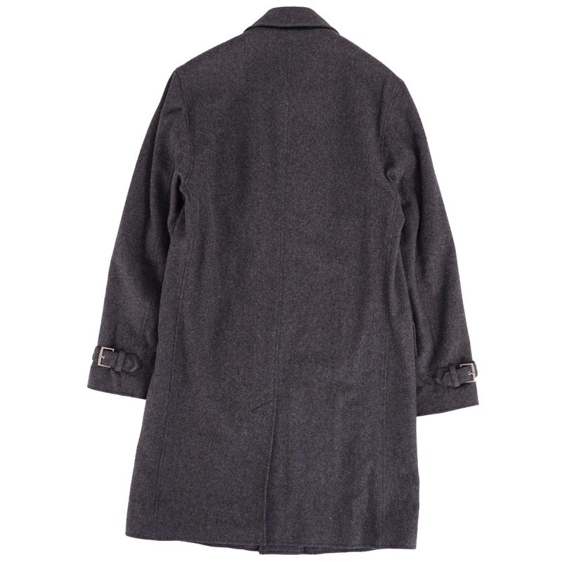 Hermes Collarless Coat Balma Long