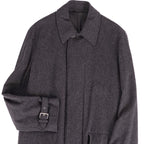 Hermes Collarless Coat Balma Long