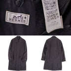 Hermes Collarless Coat Balma Long
